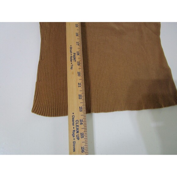 Jeanne Pierre Womens Turtle Neck Sweater Medium Gold Brown Vintage - Picture 9 of 11